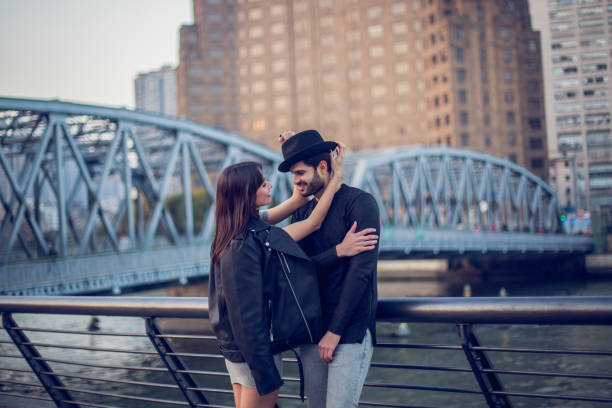 istock Couple in love outdoors 676969556