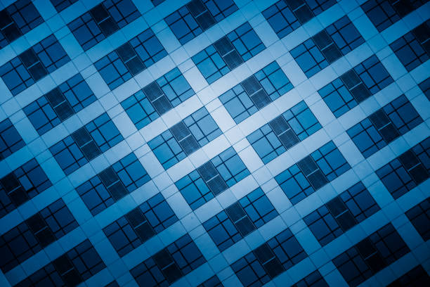 detail shot of modern architecture facade,business concepts,in city of China.