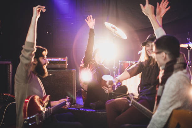istock Musicians having fun in club 677070164