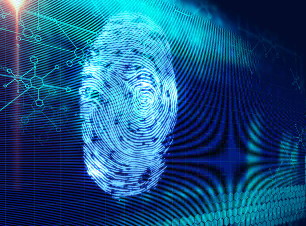 istock Fingerprint Scanning on blue technology  Illustration 677088214