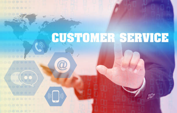 istock Business Technology concept, Hand touching Contact us sign 677207232