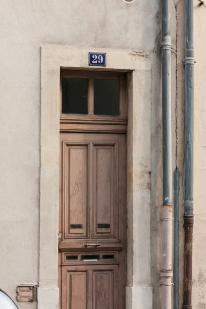 istock front doors in a historical city in central france 677254744