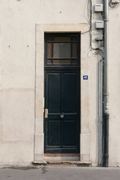 istock front doors in a historical city in central france 677255074