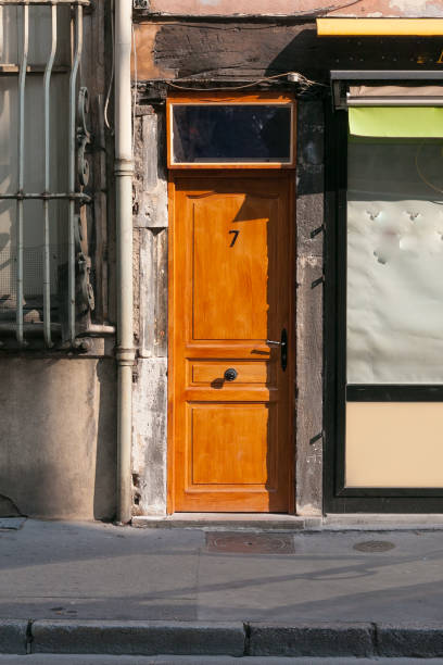istock front doors in a historical city in central france 677256138