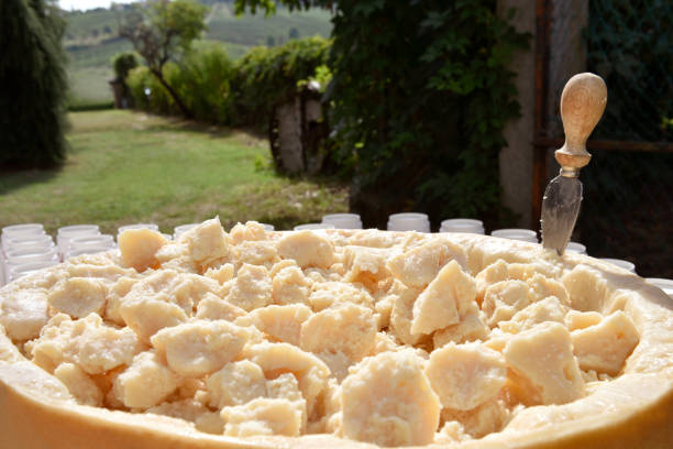 grana padano - aged Italian cheese grana padano stock pictures, royalty-free photos & images