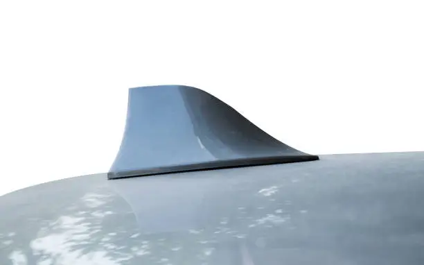 Photo of antenna gray on the roof shape