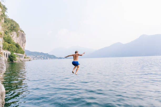 istock Man diving in the water 677393640
