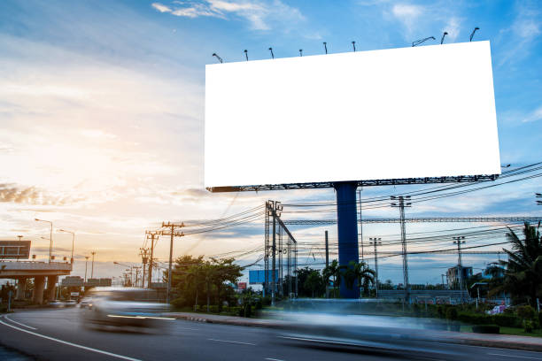 istock Blank billboard for outdoor advertising 677413462
