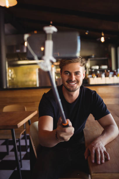 istock Happy man taking selfie from mobile phone 677443650