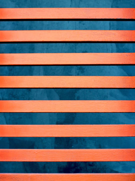 istock Orange wooden boards 677483518