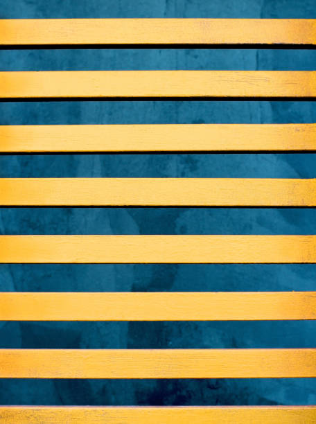 Yellow wooden boards