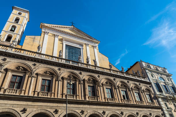istock Church an old classic building in Rome, Italy 677492534