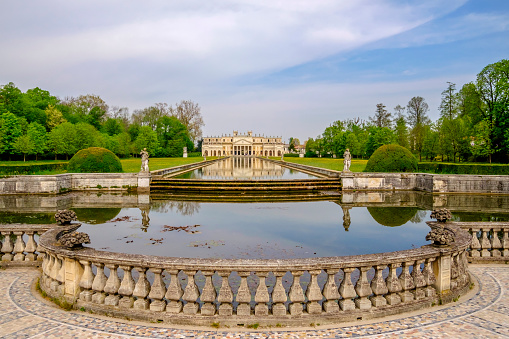 Villa Pisani is a large, late baroque villa built in the early 18th century at Stra, on the Riviera del Brenta. The villa was painted by Giambattista Tiepolo and other famous artists. Now it hosts a national museum.