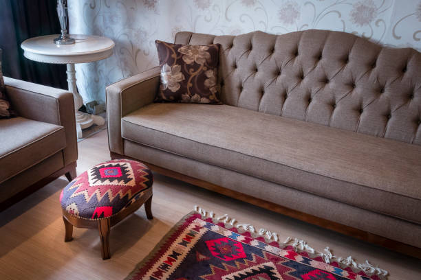 istock Bohemian living room 677533530