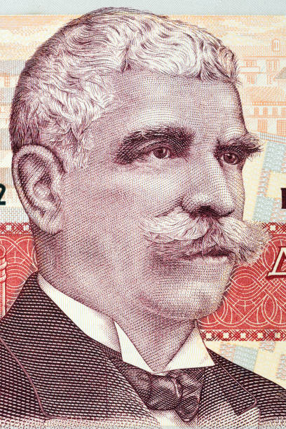 istock Ivan Minchov Vazov portrait from Bulgarian money 677547726