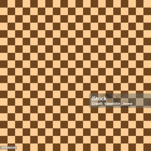 Seamless Vector Pattern With Squares Simple Checkered Graphic