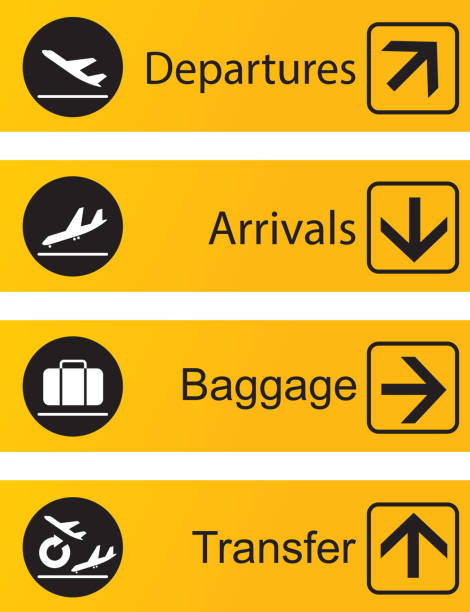 доска вылета прибытия - arrival departure board illustrations stock illustrations