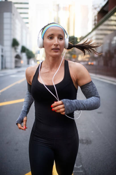 istock Female athlete in the city 677688444