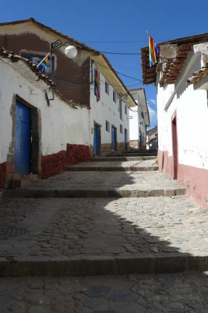 istock Street with stairs 677690976