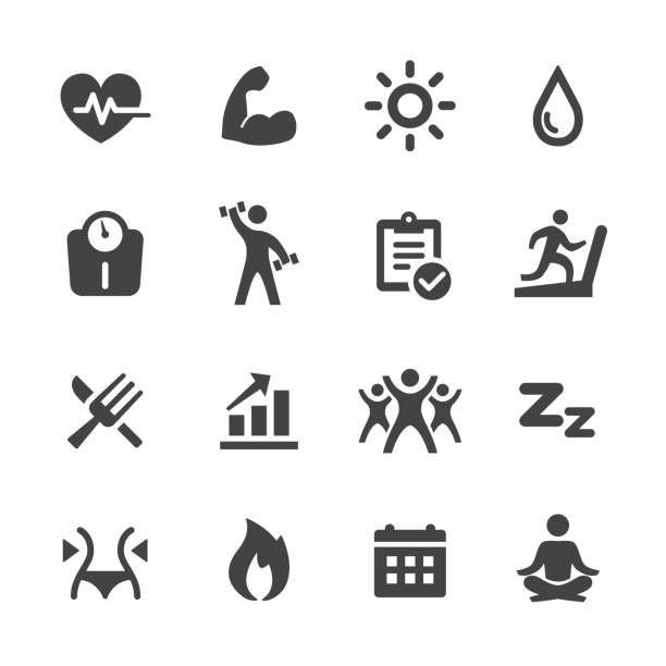 Sport and Activity Icons - Acme Series Sport and Activity Icons gym icons stock illustrations