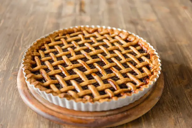 Photo of Italian freshly baked crostata