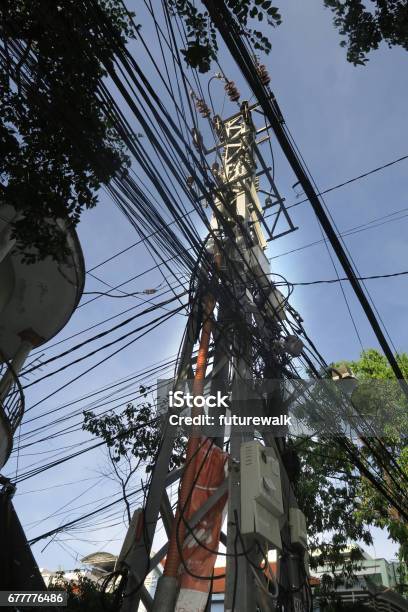 Power Center Da Lat Vietnam Stock Photo - Download Image Now - Asia, Cable, Central Highlands - Vietnam