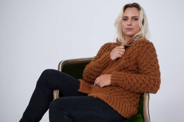 istock Transgender woman sitting on chair 677777488