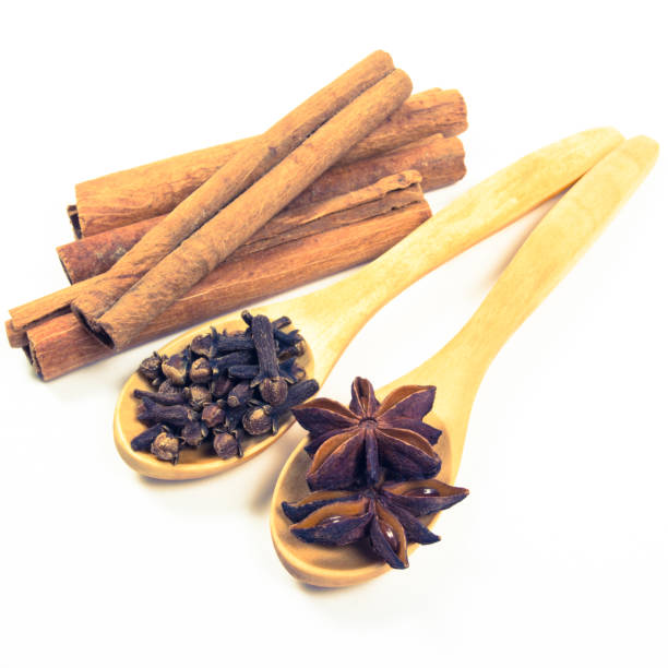 istock Warming spices - cinnamon, star anise, cloves. 677787196
