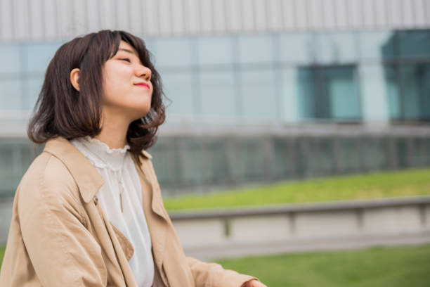 istock a woman with a pretty face 677811842