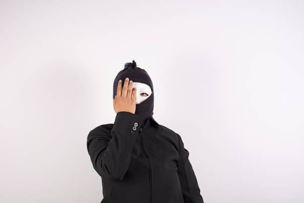 istock Thief woman hands covering face. 677837458