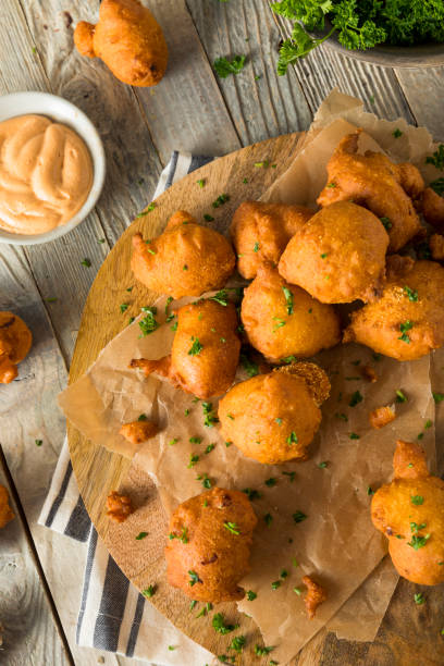 Homemade Deep Fried Hush Puppies