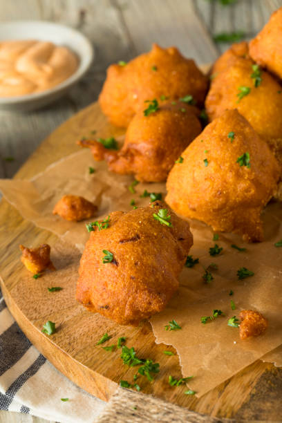 istock Homemade Deep Fried Hush Puppies 677873480