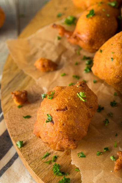 istock Homemade Deep Fried Hush Puppies 677873744
