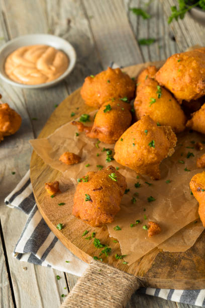 istock Homemade Deep Fried Hush Puppies 677873878