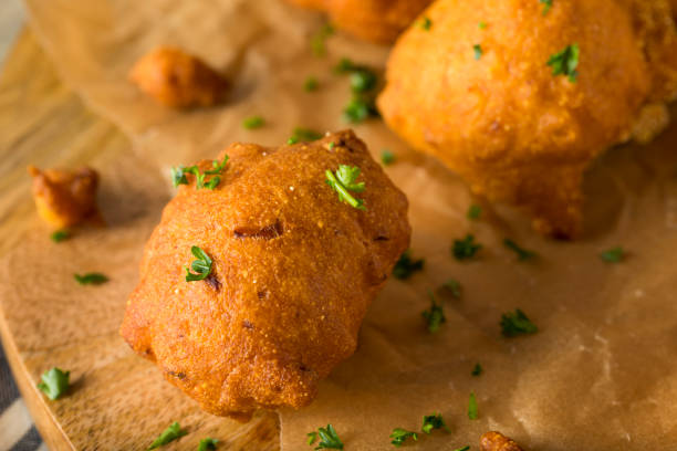 istock Homemade Deep Fried Hush Puppies 677873970