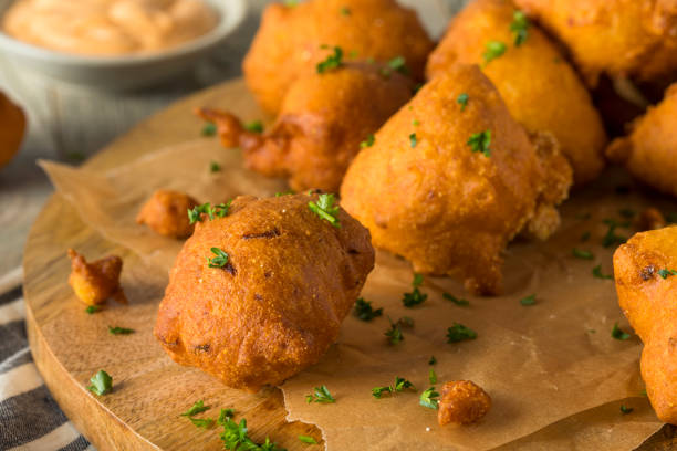 istock Homemade Deep Fried Hush Puppies 677874030