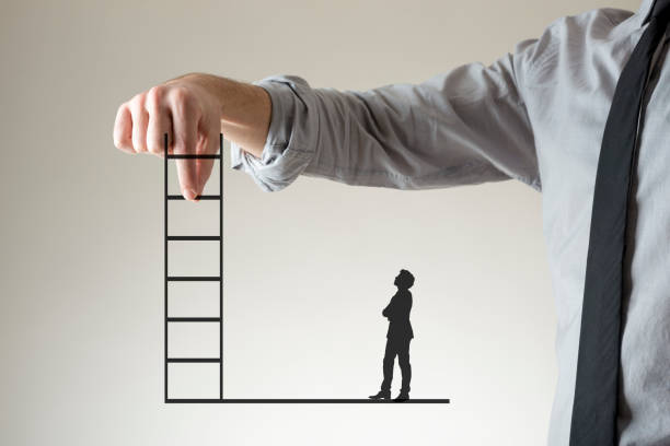 istock Climbing the corporate ladder to success 677876290
