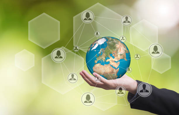 istock business hand holding globe earth concept business social, networking. Elements of this image furnished by NASA 677893644
