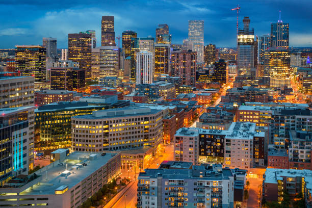 Denver SKyline stock photo