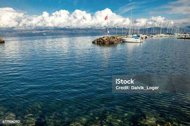 Leman Lake Stock Photo - Download Image Now - Beauty In Nature, France, Horizontal