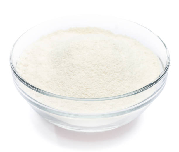 istock Glass bowl of wheat flour 677920062