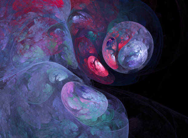 istock Abstract fractal background for creative design 677922404