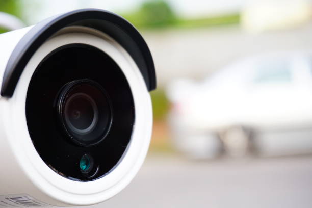 kamera bezpieczeństwa cctv 2 megapikseli - peer to peer audio zdjęcia i obrazy z banku zdjęć