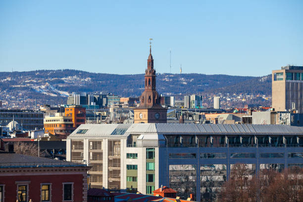 istock The main cathedral in Oslo, Norway. Aerial view. 677973292