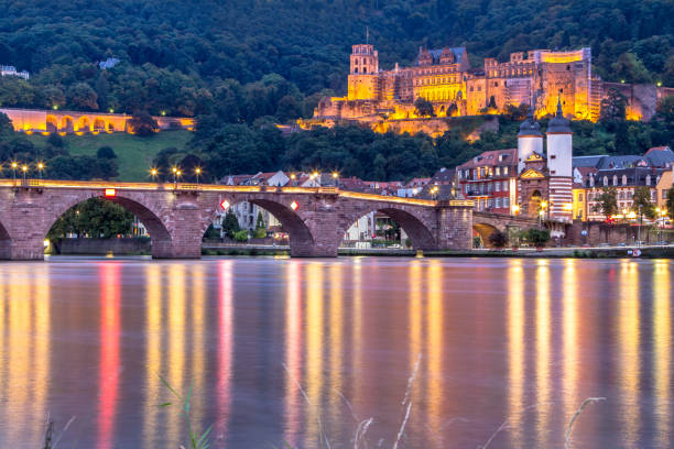 istock View to castle, Heidelberg, Germany 678075012