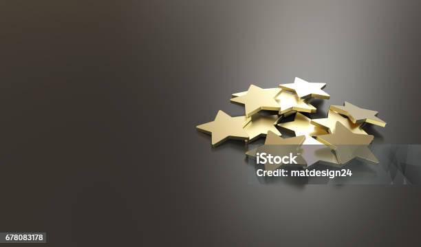 Excellent Customer Service Golden Stars Stock Photo - Download Image Now - Award, Loyalty, Advertisement