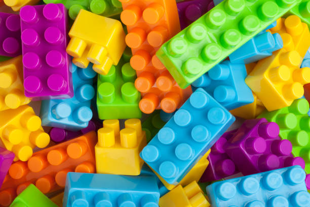 istock Colorful building blocks stacked on top of one another 678114614
