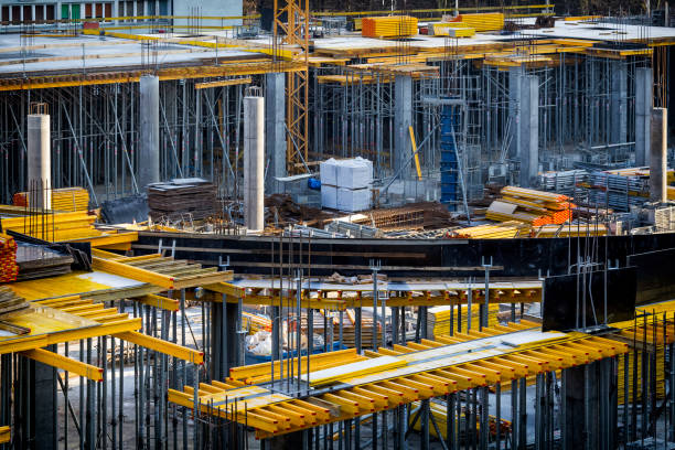 istock Construction site of a new office building 678119822