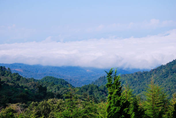 istock Beautiful mountains landscape and sky 678119880