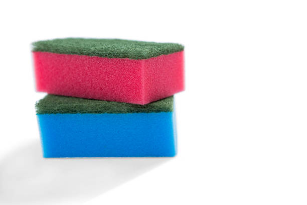 istock Close-up of multi colored sponges 678126754
